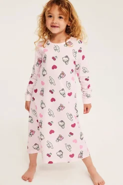 Koszulka nocna z bawełnianej dzianiny, z Hello Kitty