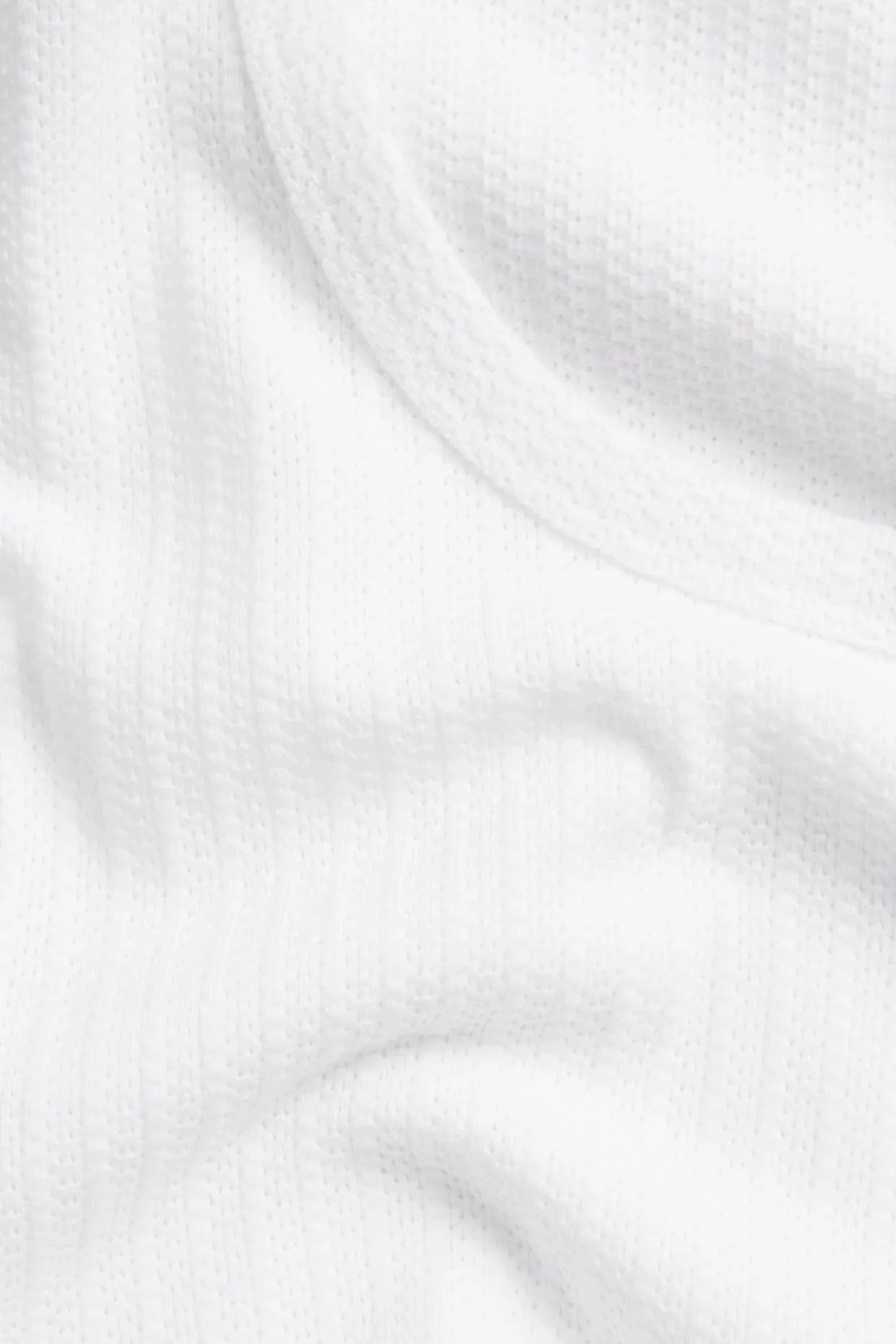 Koszulka z dzianiny pointelle, o kroju slim fit