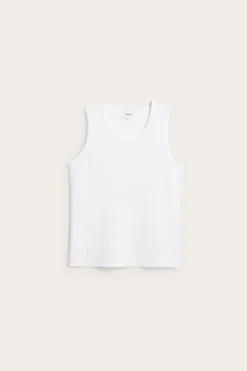 Koszulka z dzianiny pointelle, o kroju slim fit
