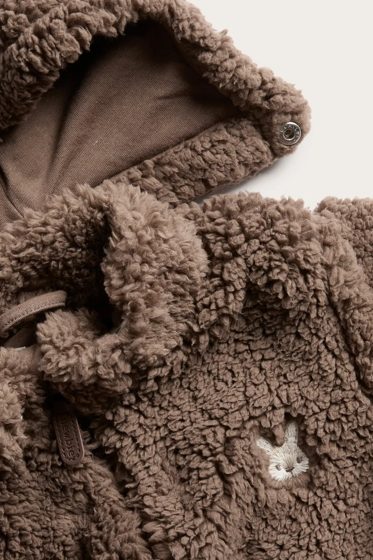 Kurtka pluszowa w króliki