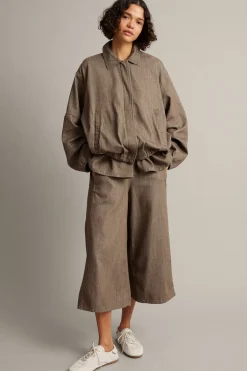 Kurtka typu bluzon z denimu