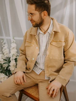 Kurtka z bawełny twill