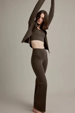 Legginsy do ćwiczeń, typu bootcut