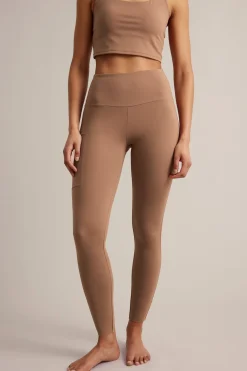 Legginsy do ćwiczeń, z kieszenią