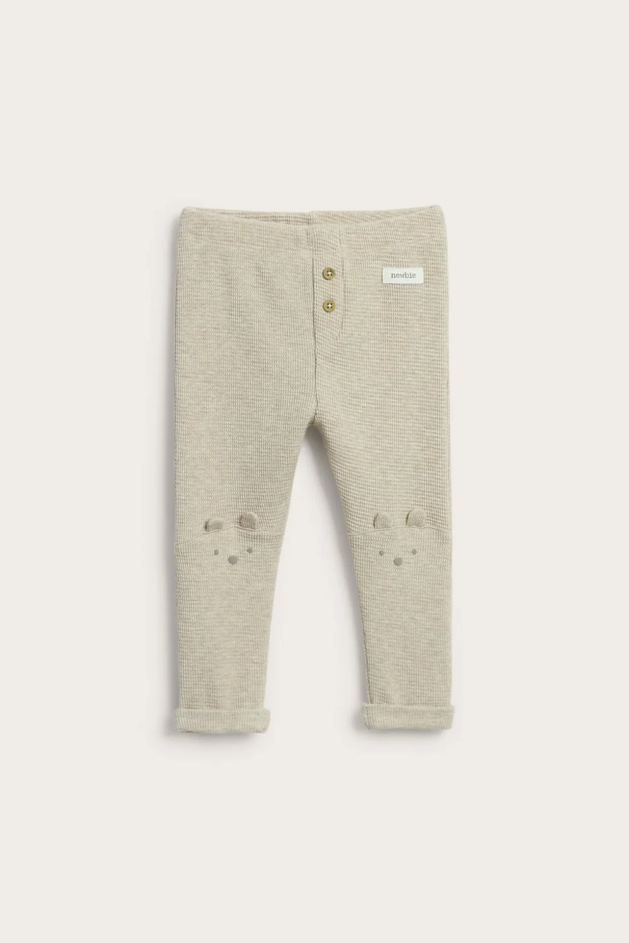 Legginsy o strukturze wafla