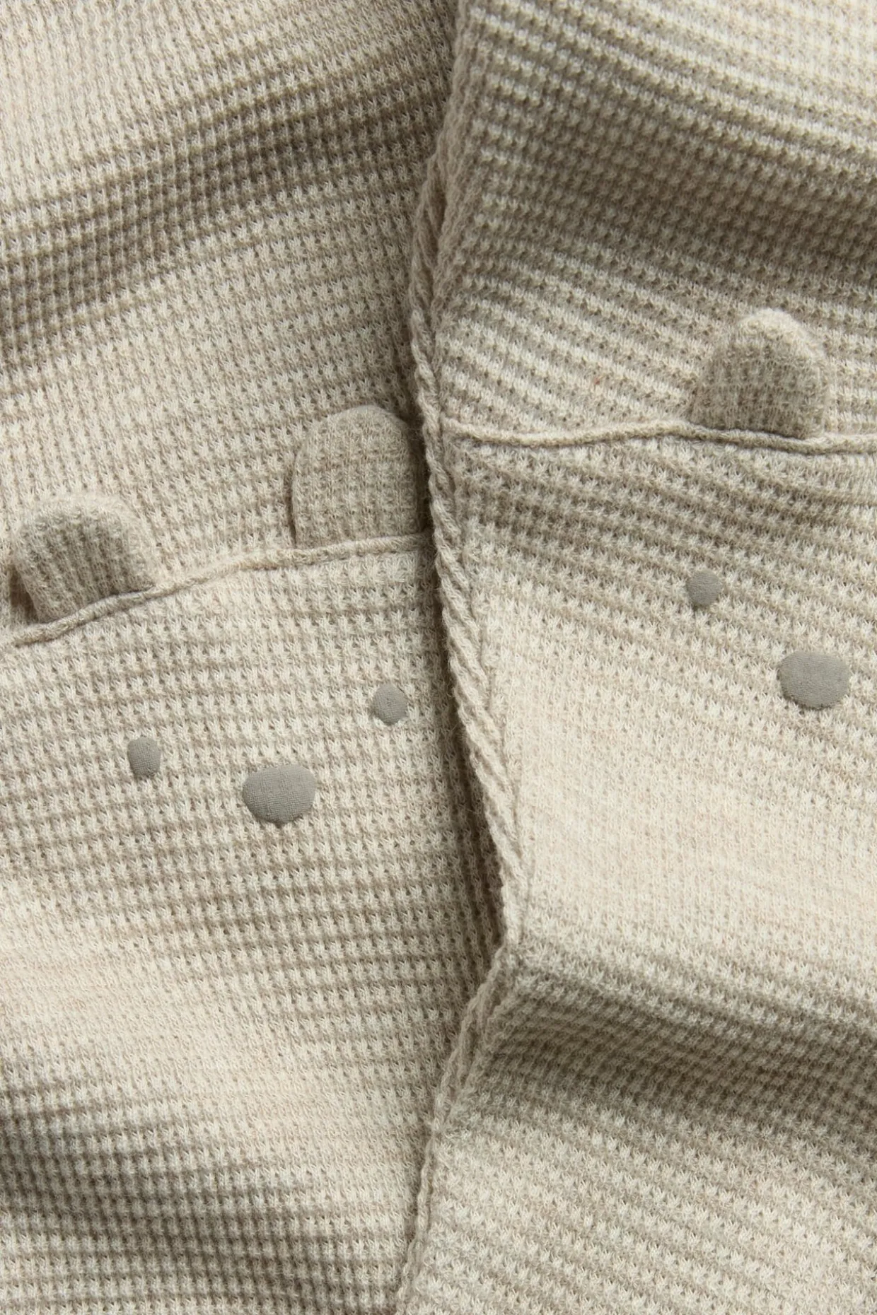Legginsy o strukturze wafla