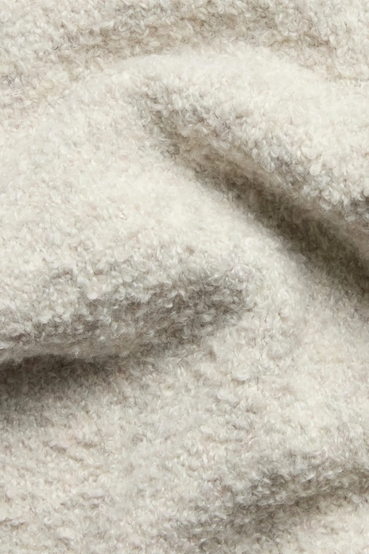 Legginsy z dzianiny bouclé