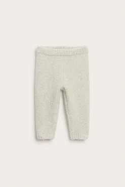 Legginsy z dzianiny bouclé