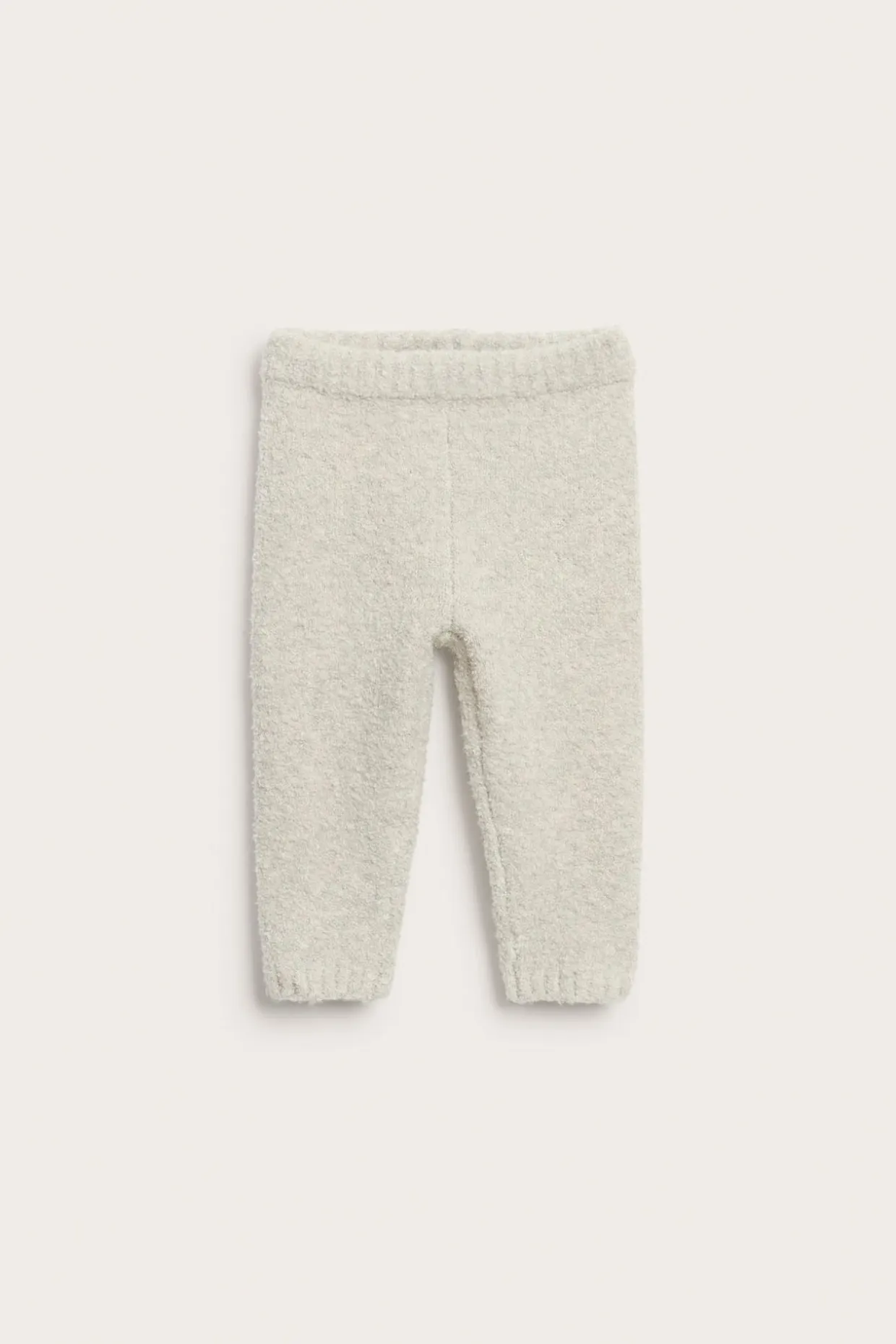 Legginsy z dzianiny bouclé
