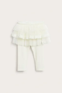 Legginsy ze spódnicą tiulową