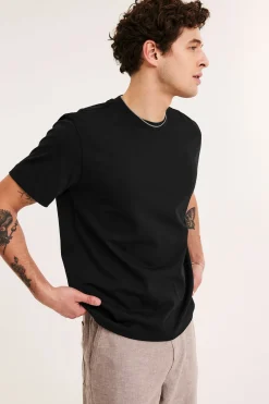 Luźny t-shirt z bawełny