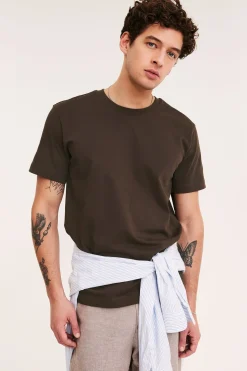 Luźny t-shirt z bawełny