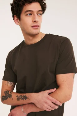Luźny t-shirt z bawełny