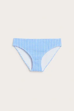Majtki biodrówki od bikini, w kratę