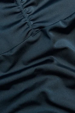Majtki biodrówki od bikini, z drapowaniem