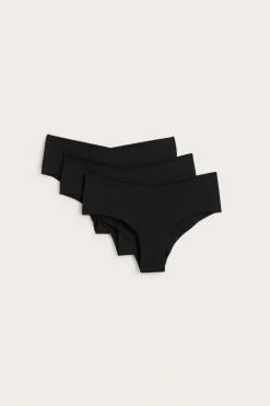 Majtki cheeky 3-pak, z mieszanki bawełny