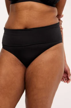 Majtki od bikini, figi z wywijanym pasem