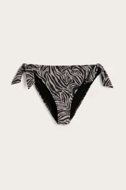 Majtki od bikini, we wzory, z wiązaniem