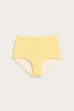 Majtki od bikini, w kratkę, biodrówki