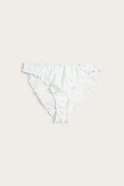 Majtki od bikini, z falbaną