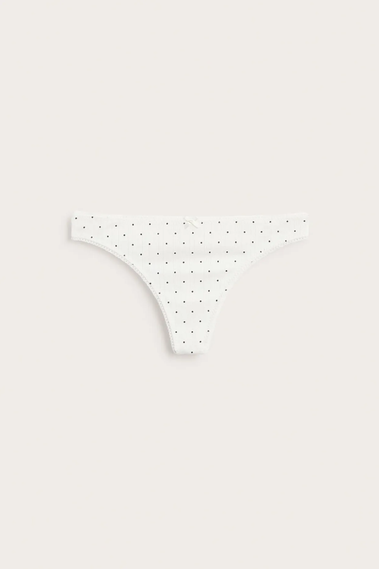 Majtki stringi z pointelle