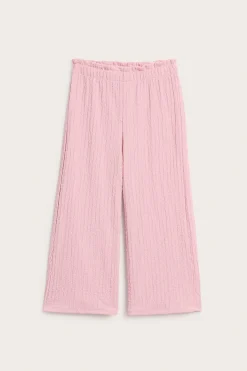 Marszczone spodnie culotte