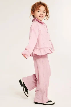 Marszczone spodnie culotte