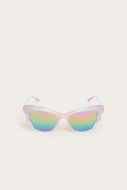 Okulary przeciwsłoneczne w kształcie motyli