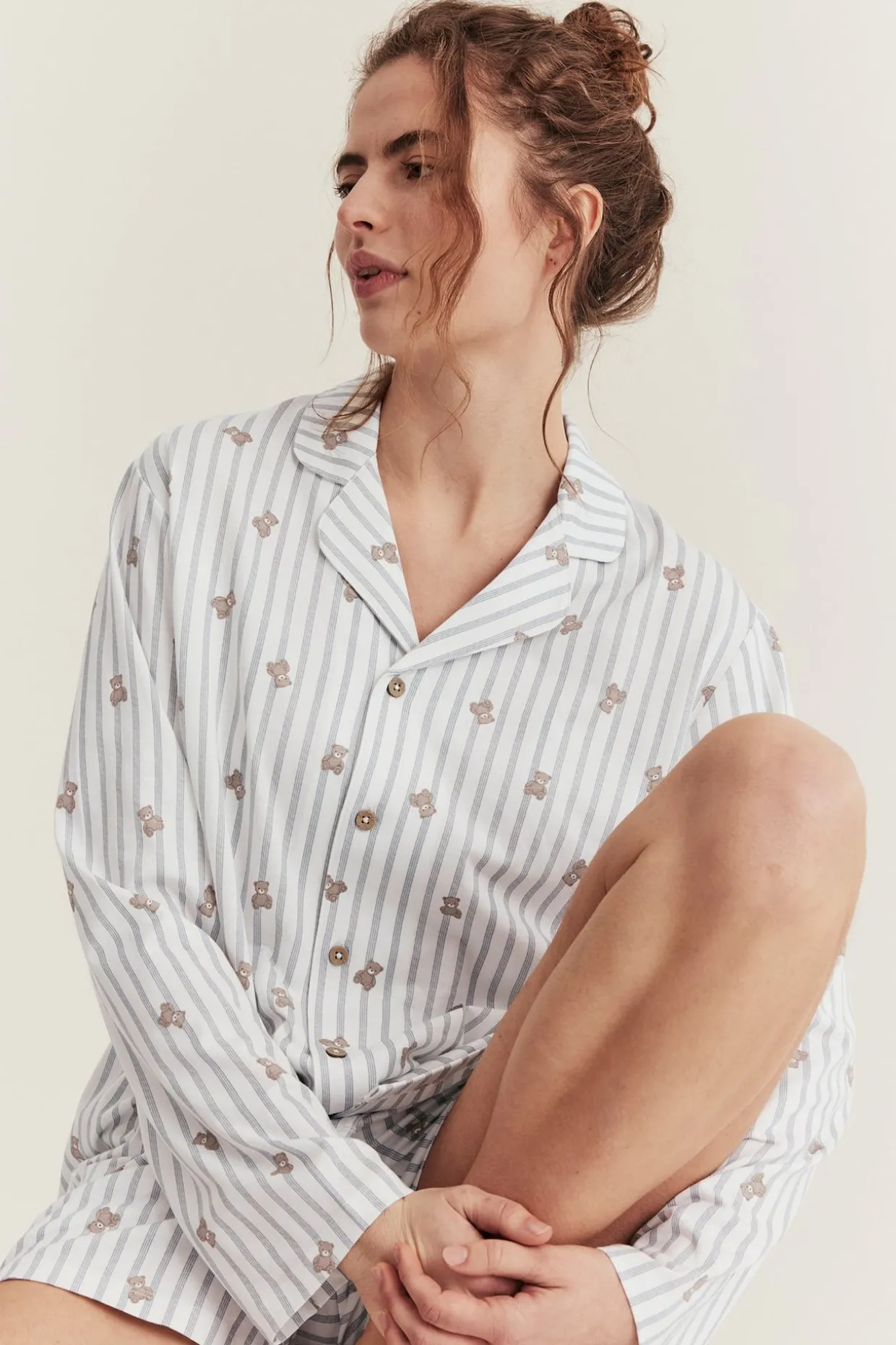 Piżama we wzory, Newbie Woman