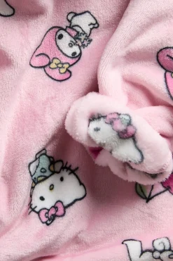 Polarowa bluza z kapturem, z nadrukiem Hello Kitty