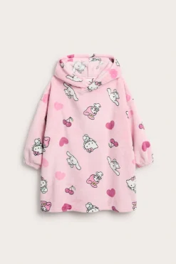 Polarowa bluza z kapturem, z nadrukiem Hello Kitty