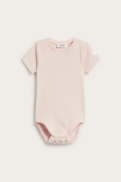 Prążkowane body z krótkimi rękawami