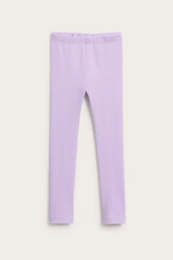 Prążkowane legginsy