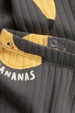 Prążkowane legginsy