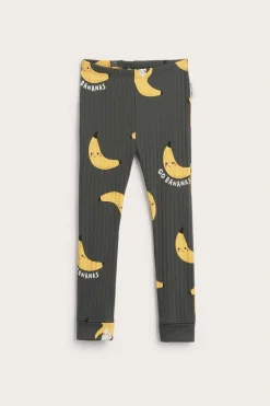 Prążkowane legginsy