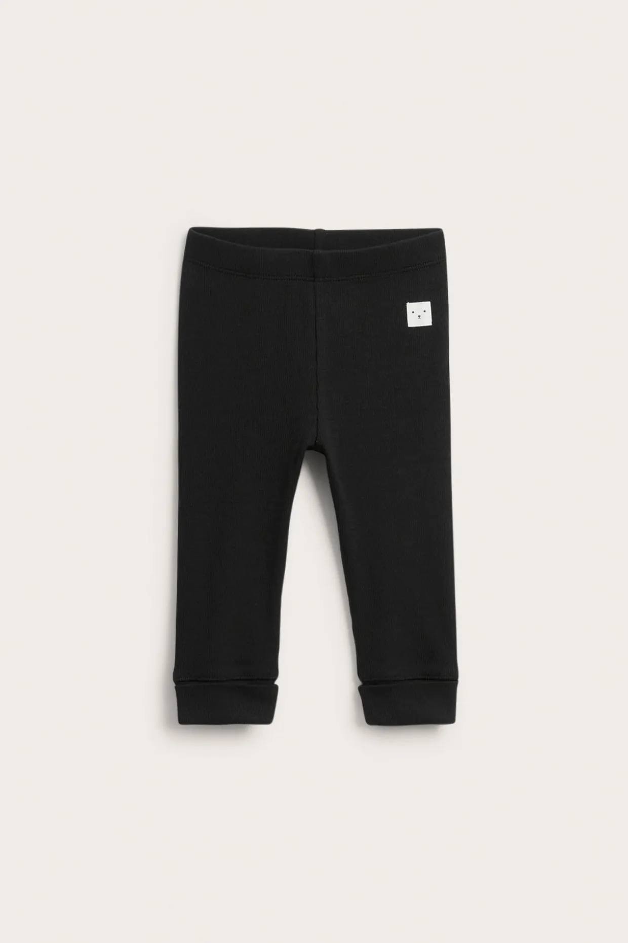 Prążkowane legginsy