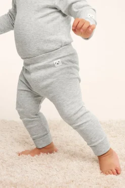 Prążkowane legginsy