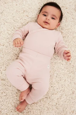 Prążkowane legginsy