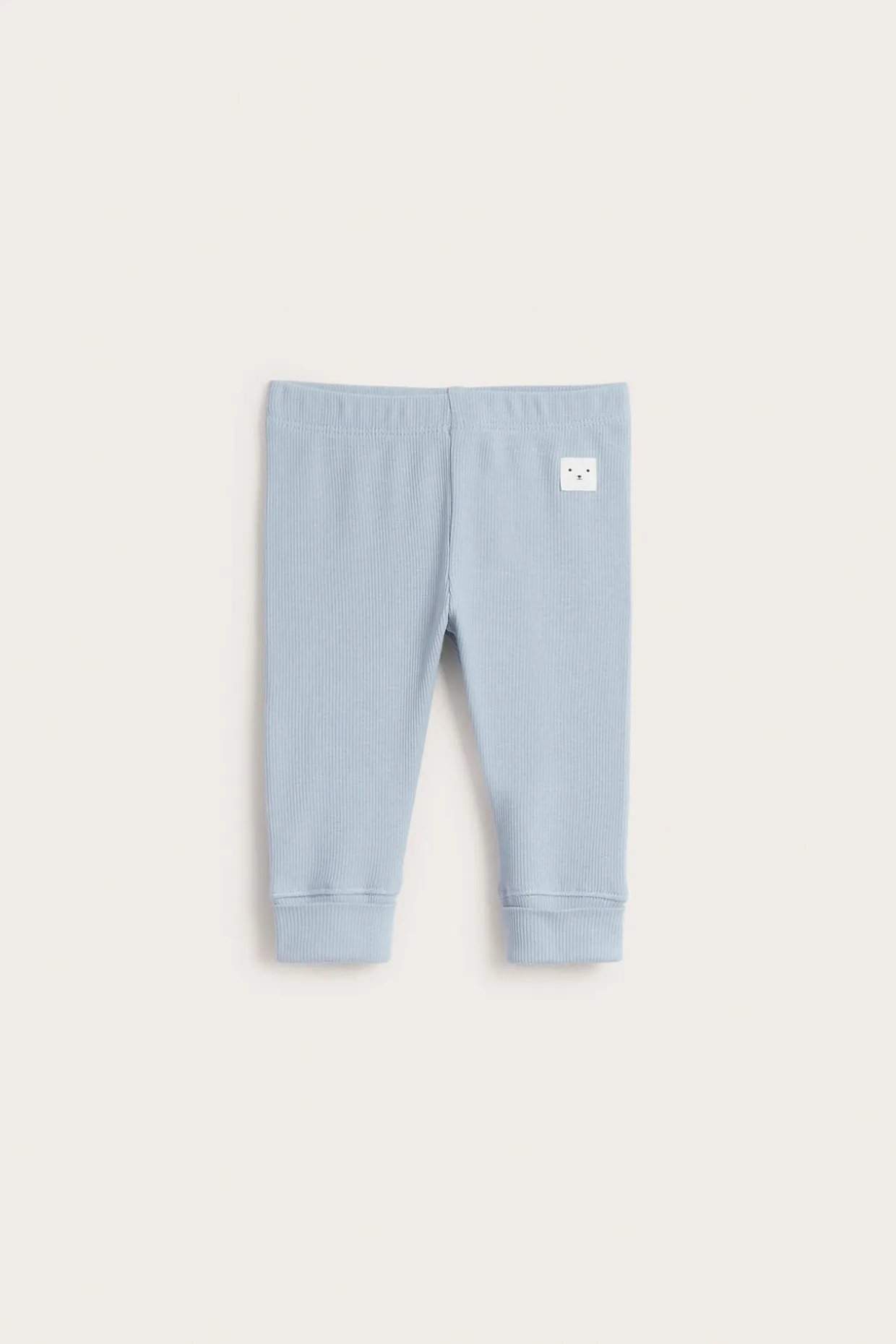 Prążkowane legginsy