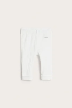 Prążkowane legginsy
