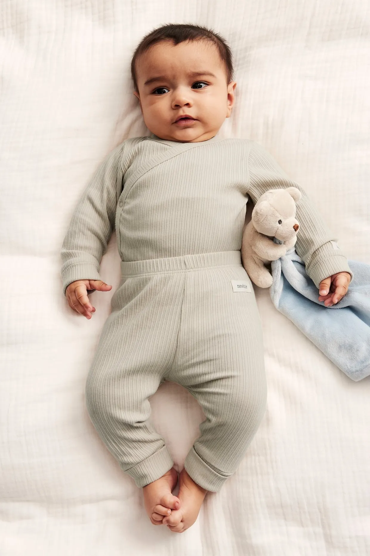 Prążkowane legginsy