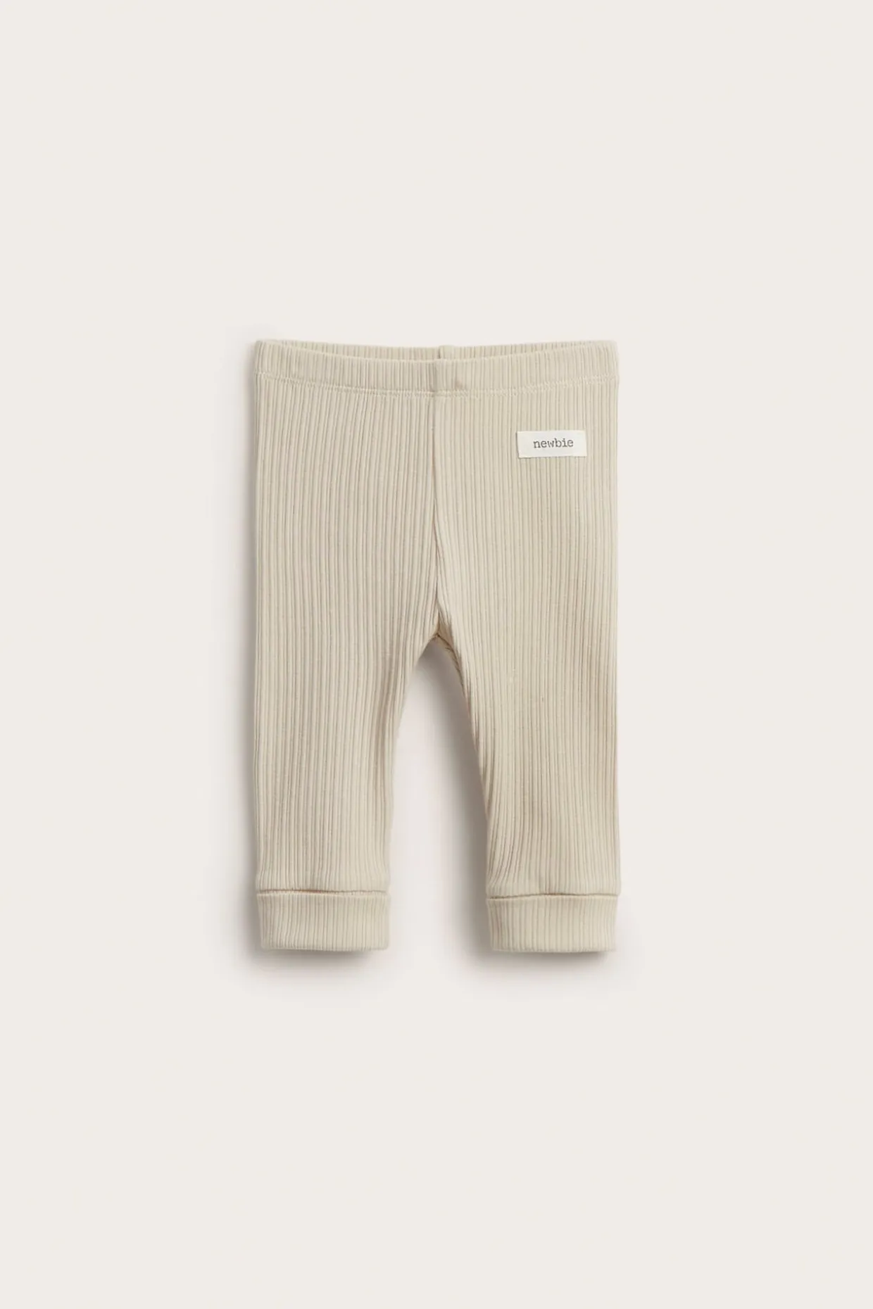 Prążkowane legginsy