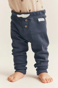 Prążkowane legginsy