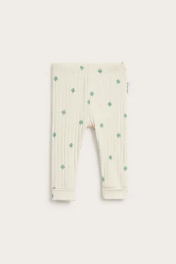 Prążkowane legginsy