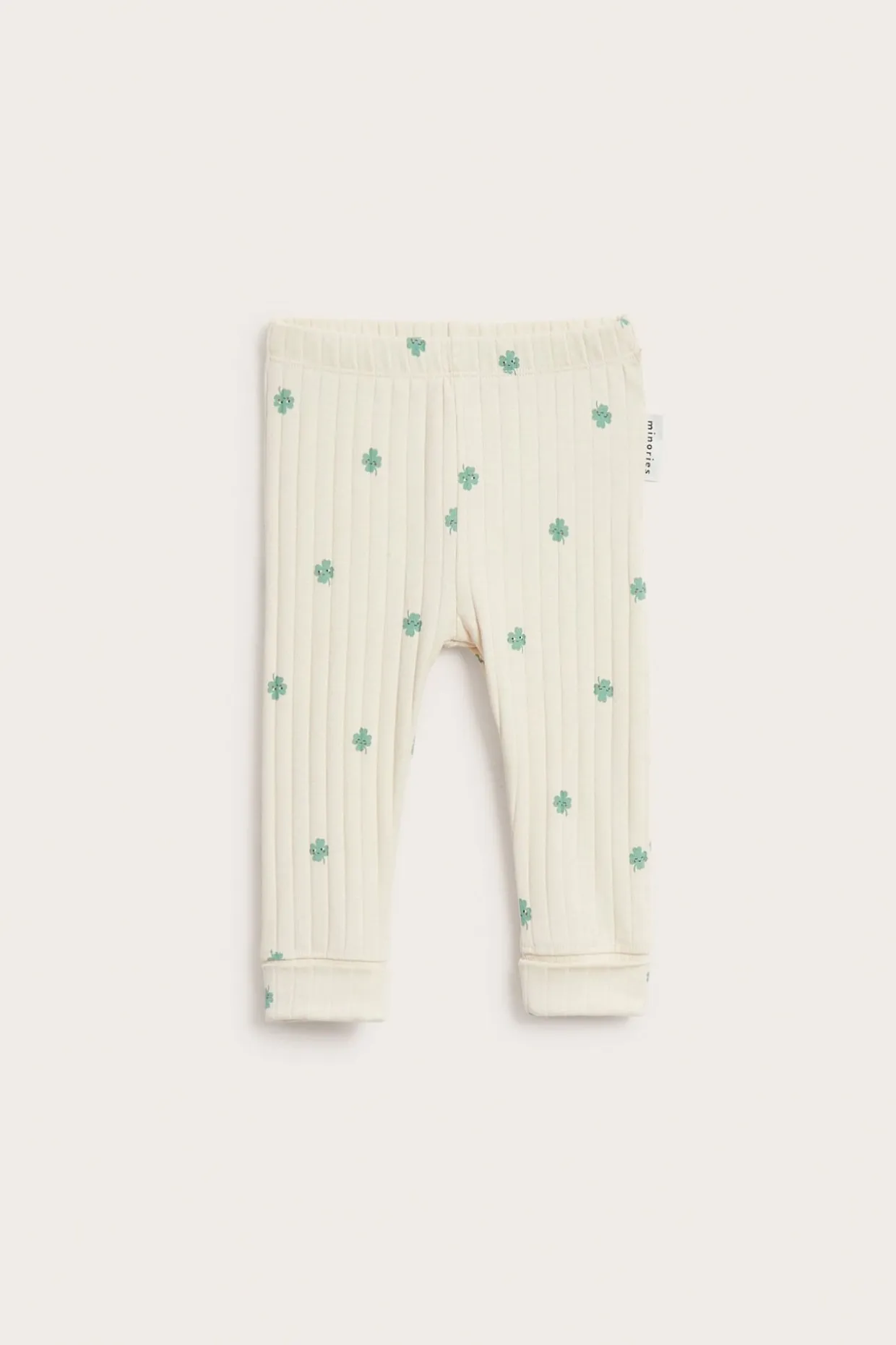 Prążkowane legginsy