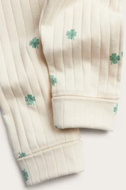Prążkowane legginsy