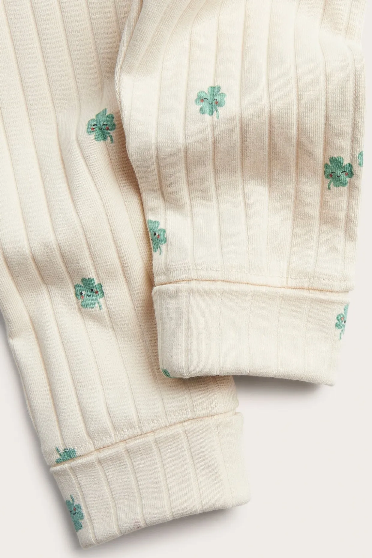 Prążkowane legginsy