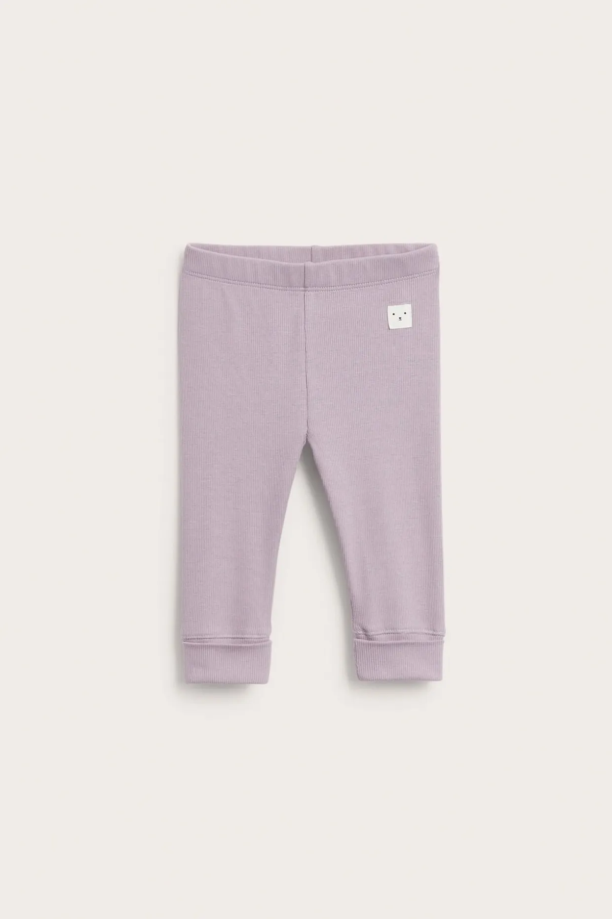 Prążkowane legginsy