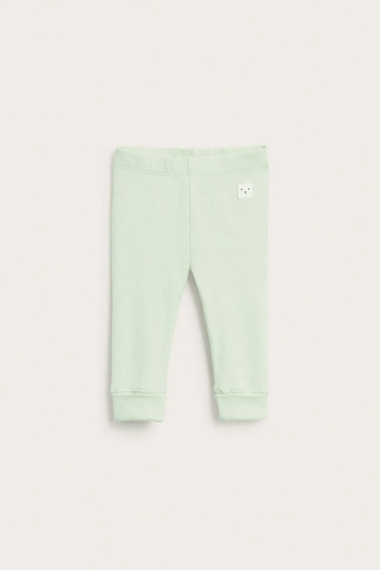 Prążkowane legginsy