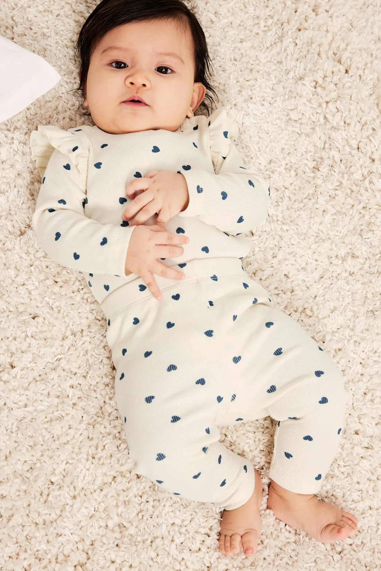 Prążkowane legginsy